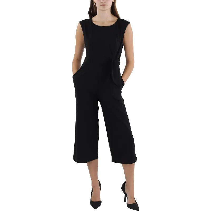 women's jumpsuits for formal eventsTahari ASL Womens Petites Wide Leg Office Jumpsuit