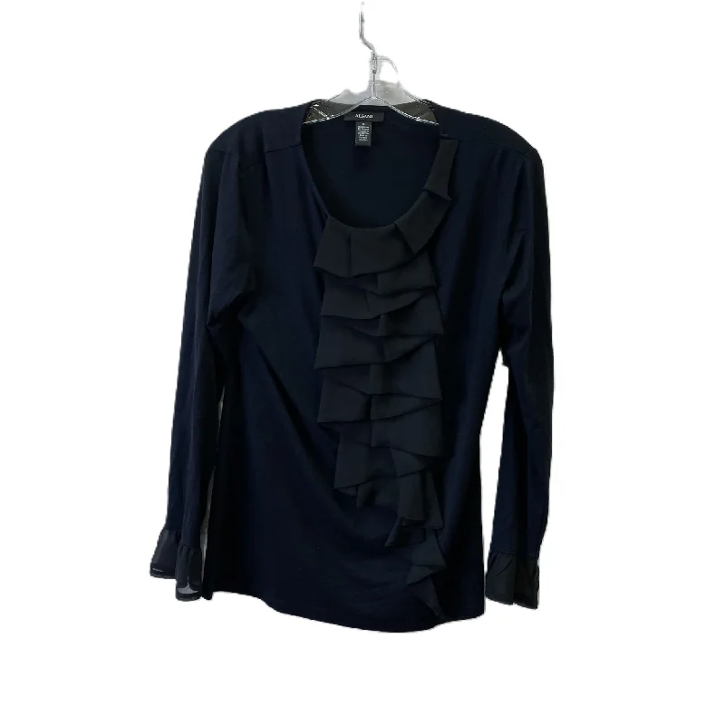 women's long sleeve tops with exclusive collaborationsTop Long Sleeve By Alfani In Black, Size: Mini