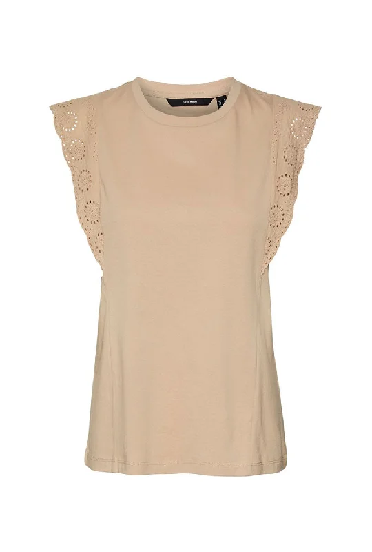 women's tops made from cottonVERO MODA HOLLYN TOP