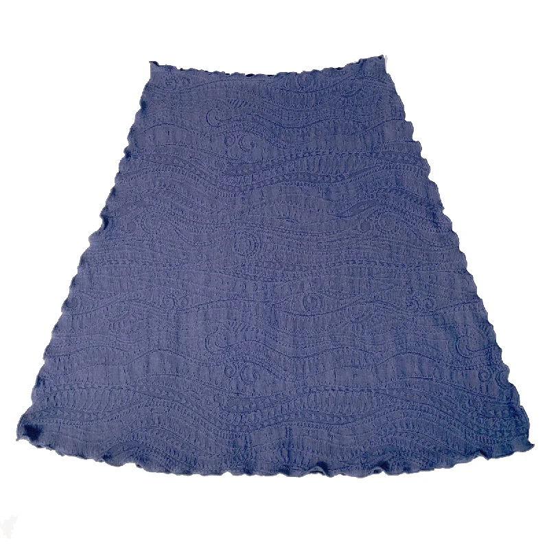 women's cocktail skirtsNavy Catty Jacquard Knit Bias Skirt