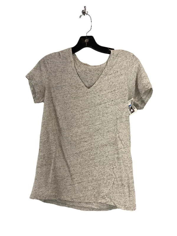 women's T-shirts with ethical sourcingGrey Top Short Sleeve Marine Layer, Size S