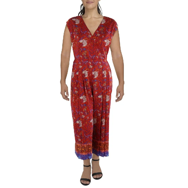 women's jumpsuits for partiesTahari ASL Womens Plus Printed  Jumpsuit