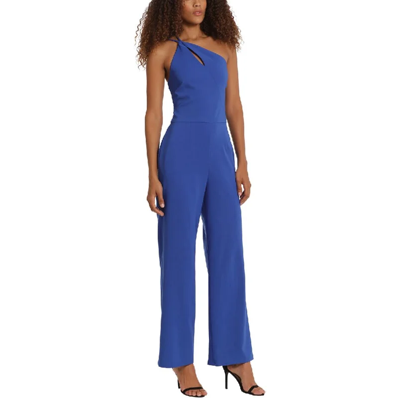 women's jumpsuits with lace detailsDonna Morgan Womens Wide Leg Pocketed Jumpsuit