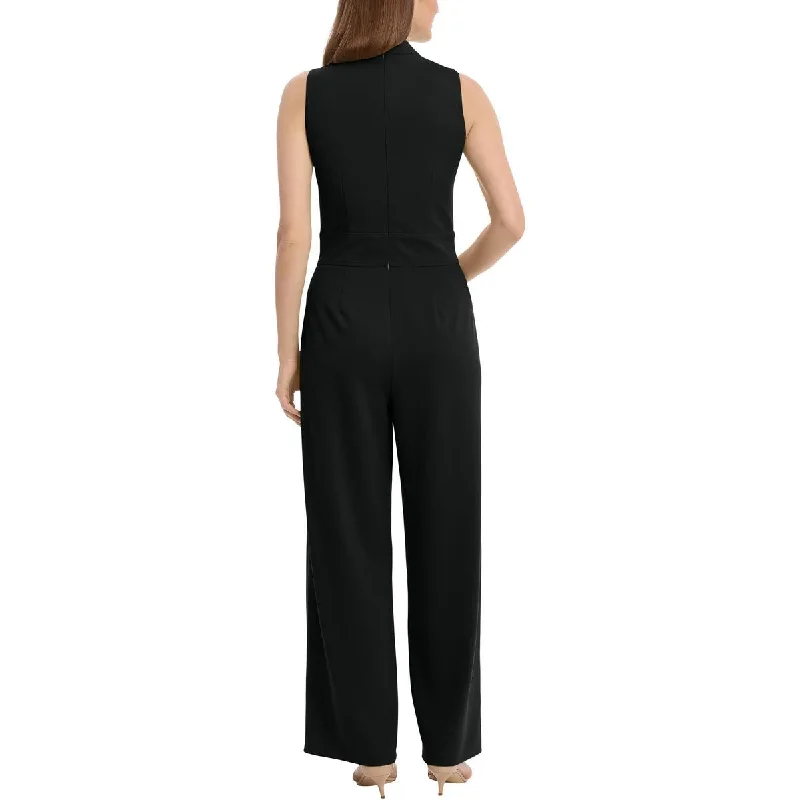 women's wide-leg jumpsuitsMaggy London Womens Pintuck Wide Legs Jumpsuit