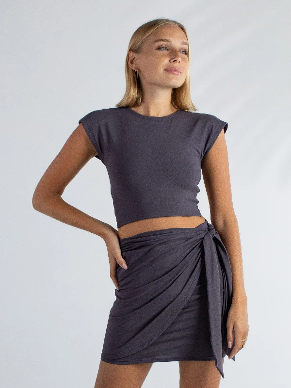 women's pencil skirtsChloe Top - Hematite