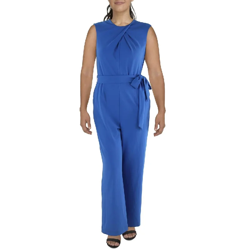 women's jumpsuits for everyday wearTahari ASL Womens Cross Neck Wide Leg Jumpsuit