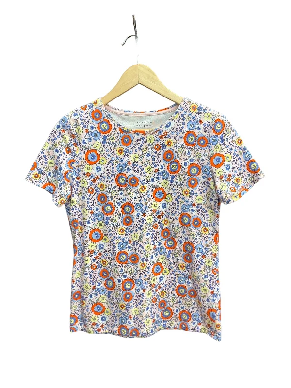 women's T-shirts for special occasionsFloral Print Top Short Sleeve Talbots, Size S