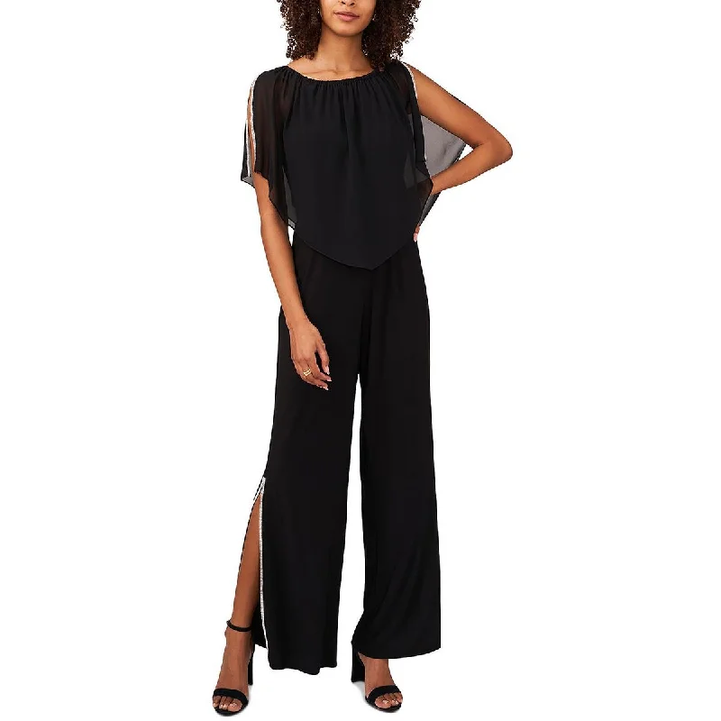 women's fitted jumpsuitsMSK Womens Split leg Dressy Jumpsuit