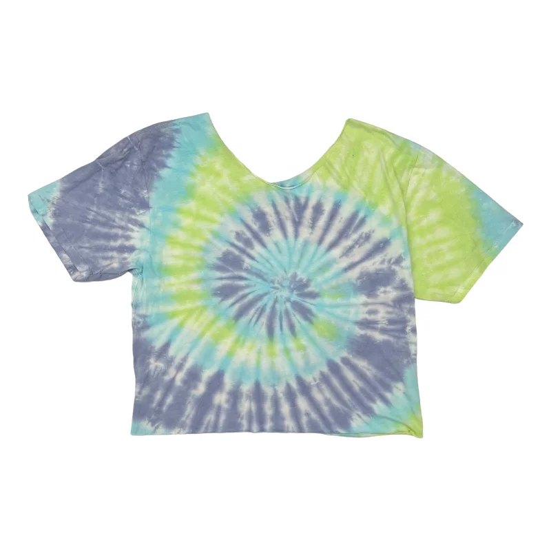 women's T-shirts with wrinkle-resistant materialTIE DYE PRINT  CMB TOP SS, Size L