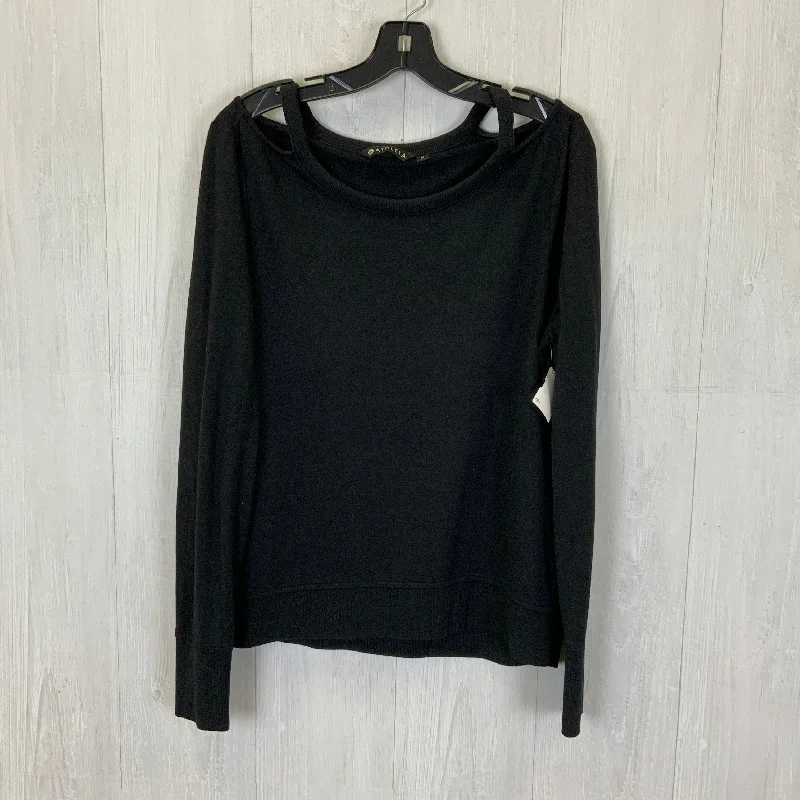 affordable women's long sleeve topsTop Long Sleeve By Athleta In Black, Size: M