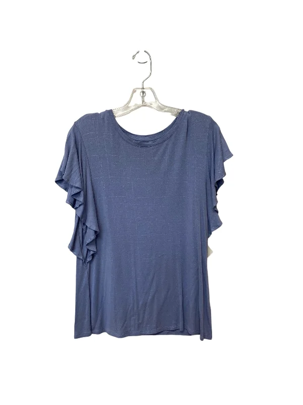 women's T-shirts with short sleevesBlue Top Short Sleeve Apt 9, Size M