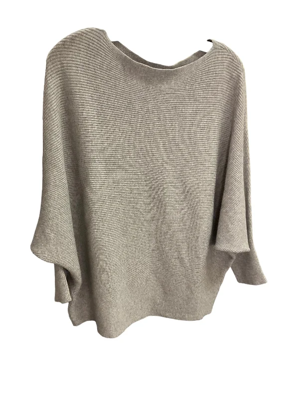 designer women's long sleeve topsTop Long Sleeve By Philosophy In Grey, Size: 2x