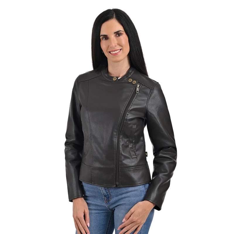 women's coats for those who seek both warmth and flairLEE Women's Biker Classic Flap Jacket