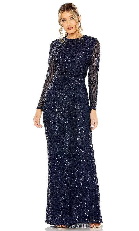 women's petite dressesIeena Duggal 11659 - Floor Length Sequin Evening Gown