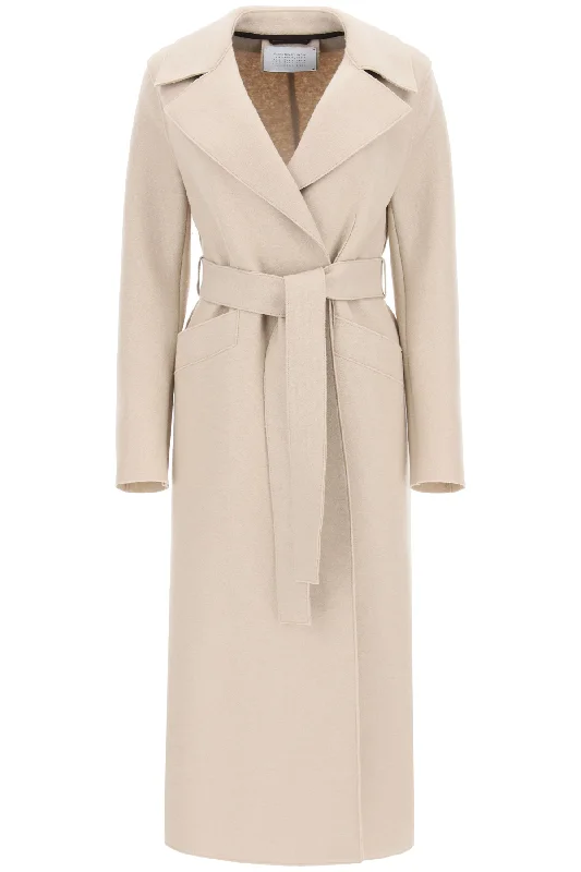 women's coats for ice skatingHarris Wharf London Women's Long Coat In Pressed Wool