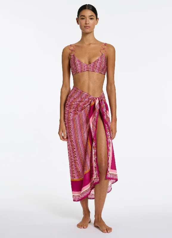 women's mini skirtsAlessia Geo Sarong  - Peony