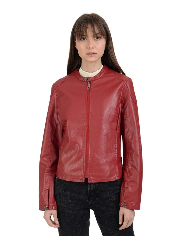 women's coats for those who love to mix and matchLEE Women's Leatherette Jacket