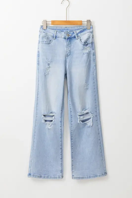 women's high-ankle denim jeansBoho Blues Flare Jeans