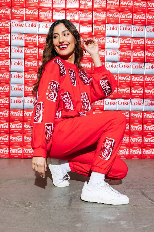 LICENSED- Red Coca-Cola® Can Joggers