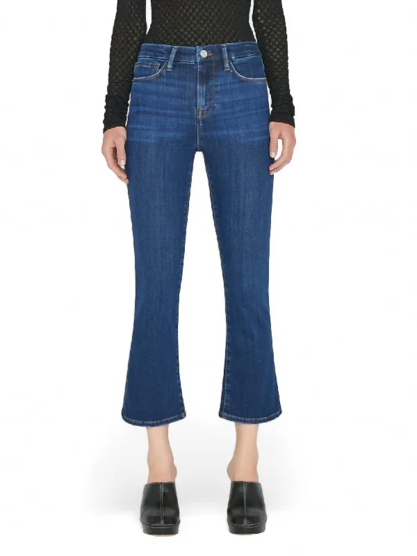 women's denim jeans for autumnLe Crop Mini Boot Jean In Majesty