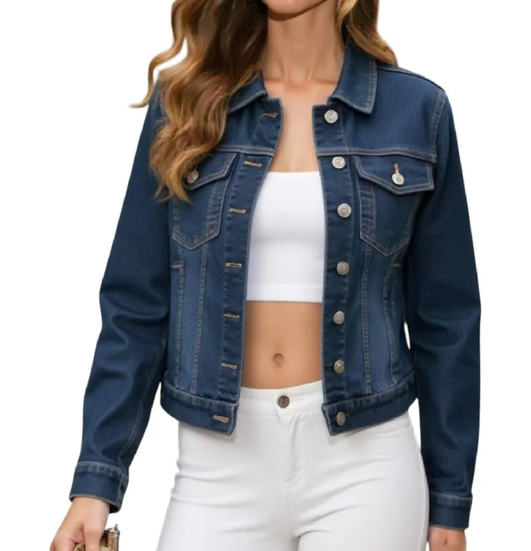 women's coats for snowboardingClassic Jean Jacket In Denim