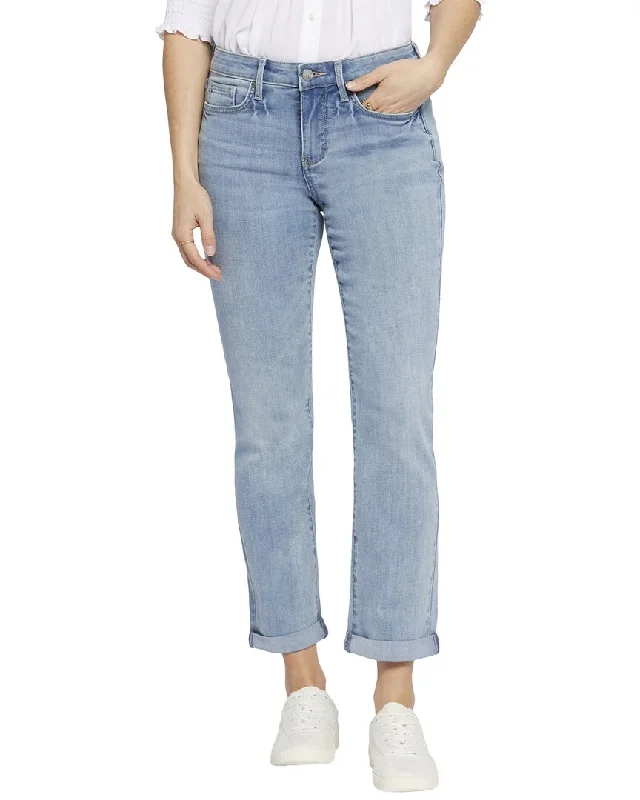 women's denim jeans with cotton blendNYDJ Sheri Majesty Ankle Crop Jean