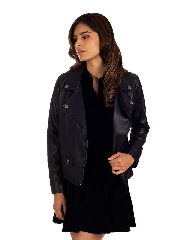 women's stylish coatsLEE Women's Biker Jacket