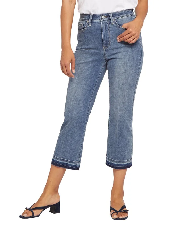 women's faded denim jeansNYDJ Petite Joni Majestic Capri Jean