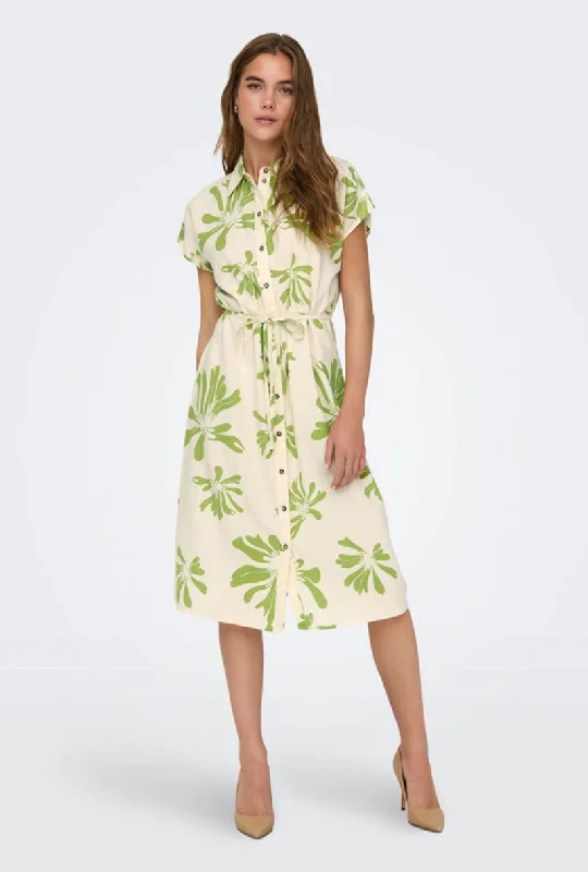 women's easy-to-wear dressesJDY PALERMO SS MIDI SHIRT DRESS