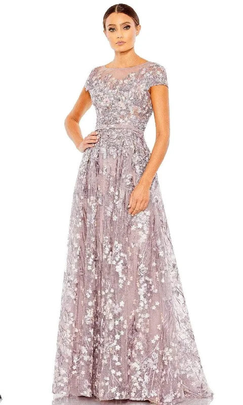 women's easy-to-wear dressesMac Duggal 20405 - Beaded Lace Evening Mother of the Bride Dress