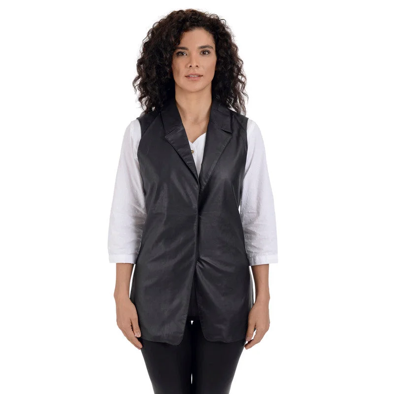 affordable women's coatsNine West Women's Sleeveless Blazer