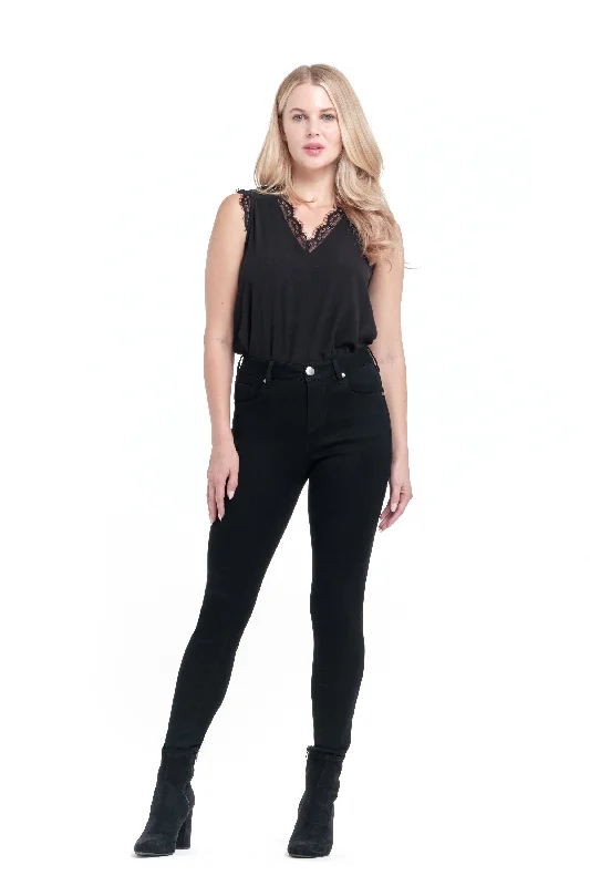 women's denim jeans for plus-size womenAva Butter Skinny in Black