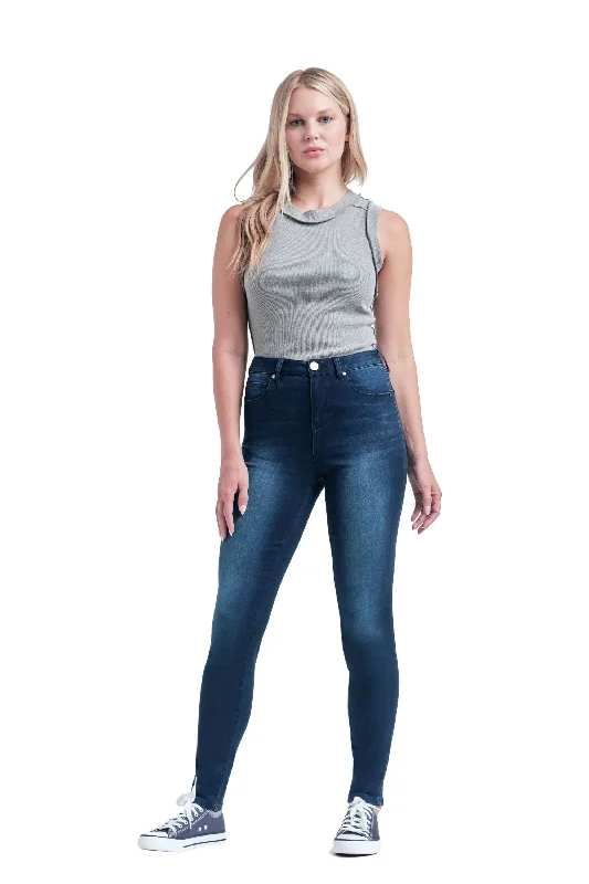 women's denim jeans with embroidery on pocketsAva Butter Skinny in Raquel