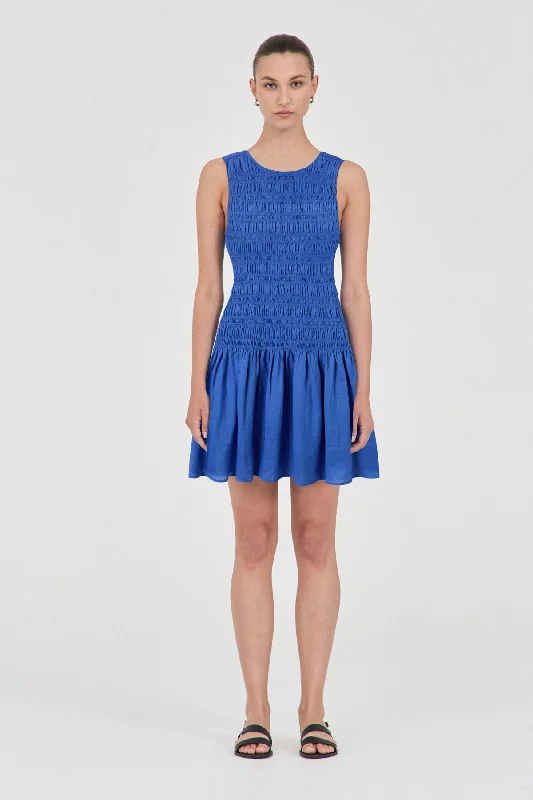 women's fair-trade dressesLily Shirred Mini Dress