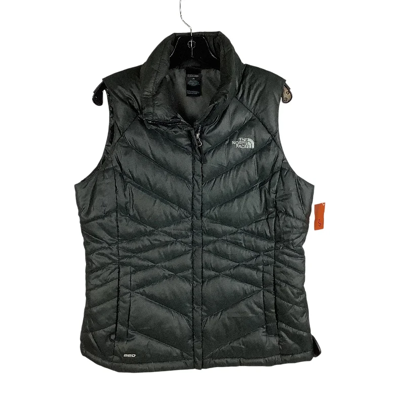 women's coats with military-inspired designsVest Puffer & Quilted By The North Face In Grey, Size: L