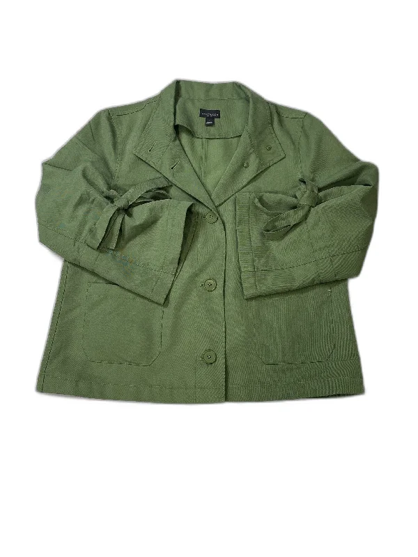 classic women's coatsJacket Other By Ann Taylor In Green, Size: M