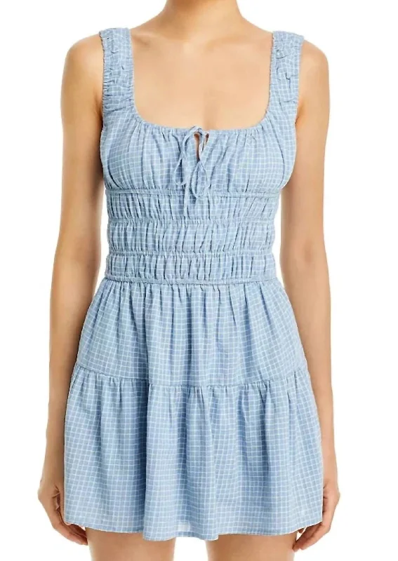 women's trendy dressesSalt Mini Dress In Chambray