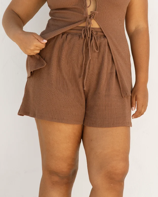 FINAL SALE | Mila Shorts | Chocolate