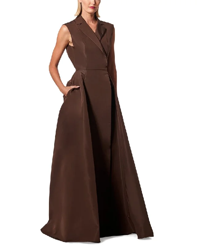 women's coats for those who love to mix and matchCarolina Herrera Trench Silk Gown