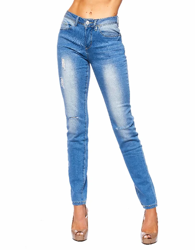 women's blue denim jeansWOMEN'S ANA HIGH RISE SKINNY JEANS