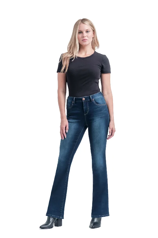 women's denim jeans for smart casualEmma Butter Slim Bootcut in Raquel