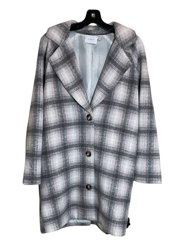 women's coats for countryside strollsCoat Other By Lush In Plaid Pattern, Size: M