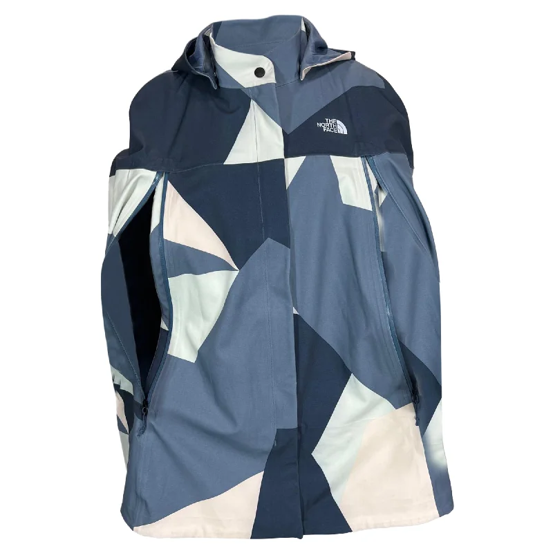 women's coats for layeringThe North Face Apex Flex Rain Jacket in Blue Polyester