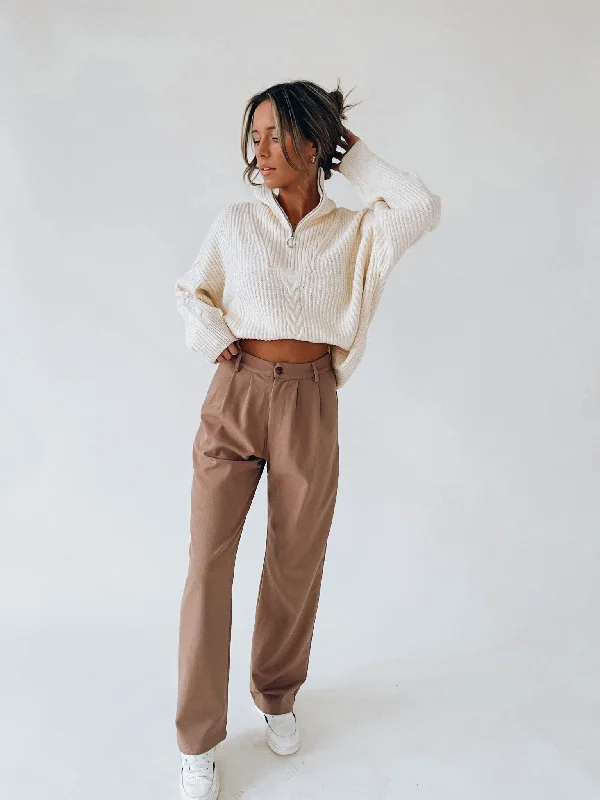 women's cycling pantsBennett Trousers In Tan