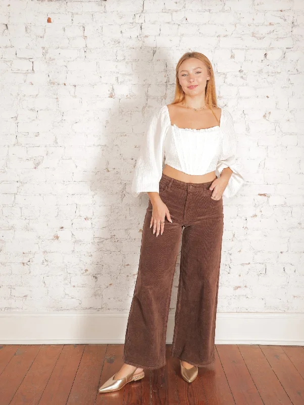 women's drawstring pantsAvyanna Corduroy Pants