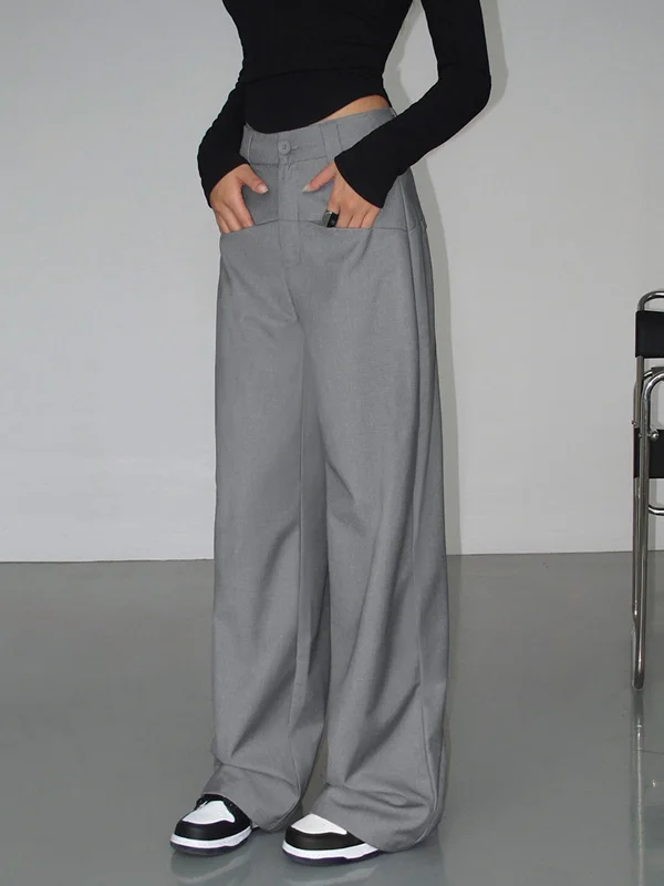 women's running pantsBerryBetty - Bring The Style Wide Leg Pants