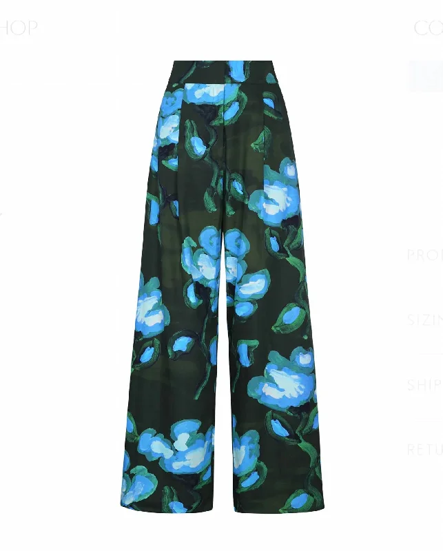 women's high-slung pantsPanca Pants In Recuerdos Verde