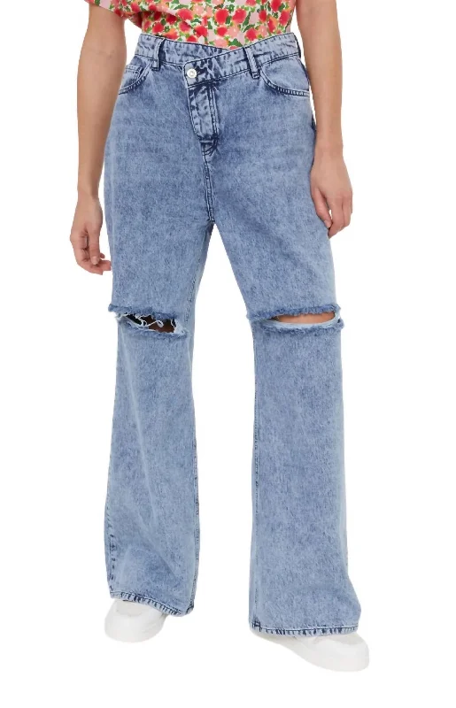 women's ripped pantsVenise Jeans In Washed Blue