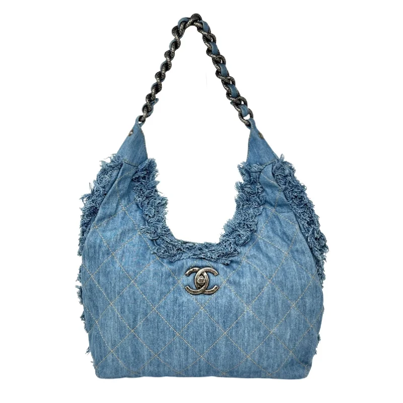 women's neon dressesChanel Denim Fringe Hobo