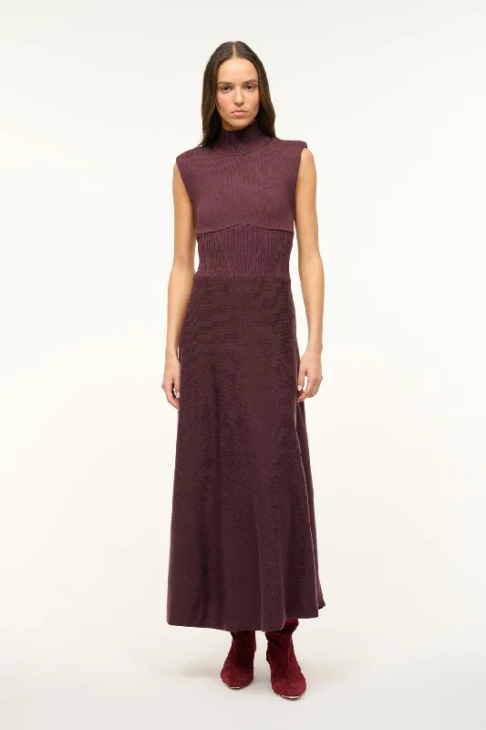 women's machine-washable dressesLAFAYETTE DRESS | MERLOT